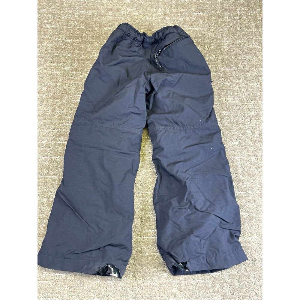 REI Boys XS 4/5 Black Insulated Snow Pants Fleece Ski Snowboard